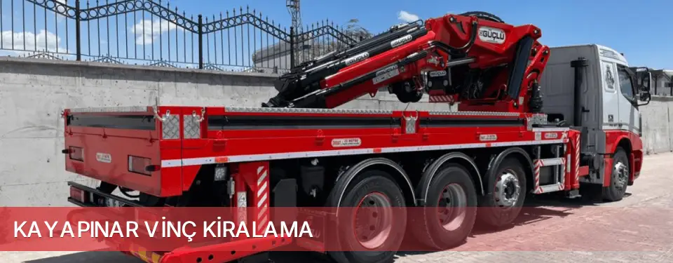Kayapınar İlçemi Vinç Kiralama